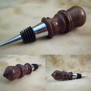 Wine Stopper Natural Wood Bottle Stop